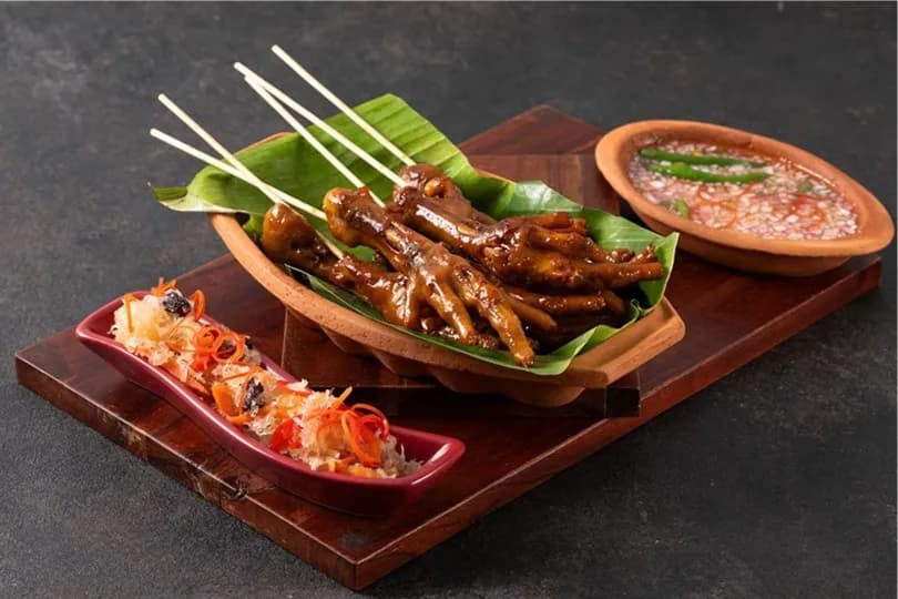 Grilled Chicken Feet